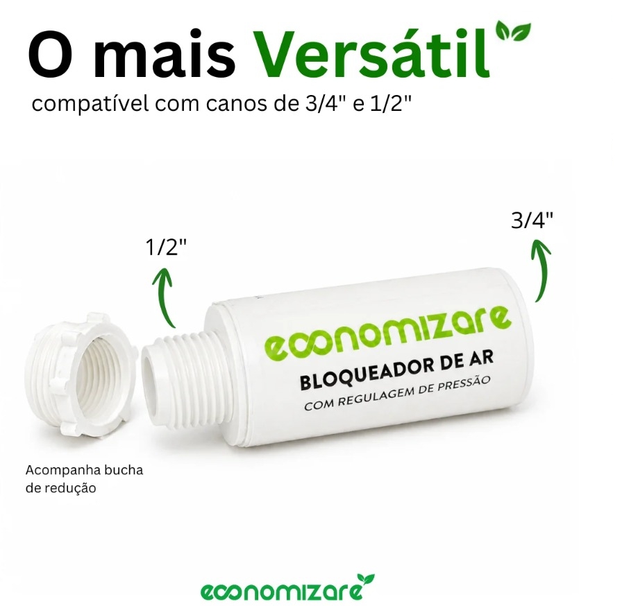 Versátil 1/2 e 3/4